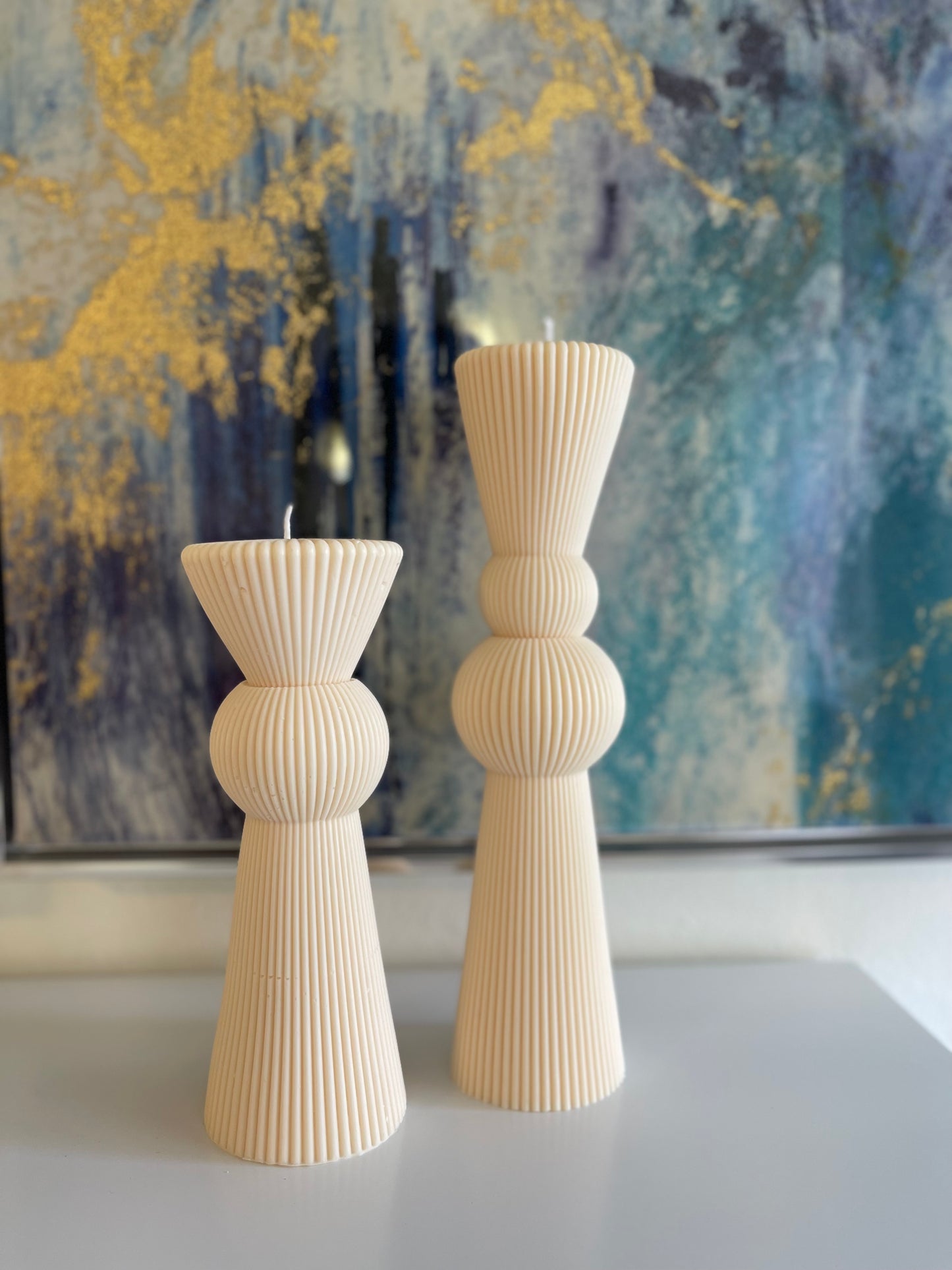 XL Egyptian Pillar Candle Set