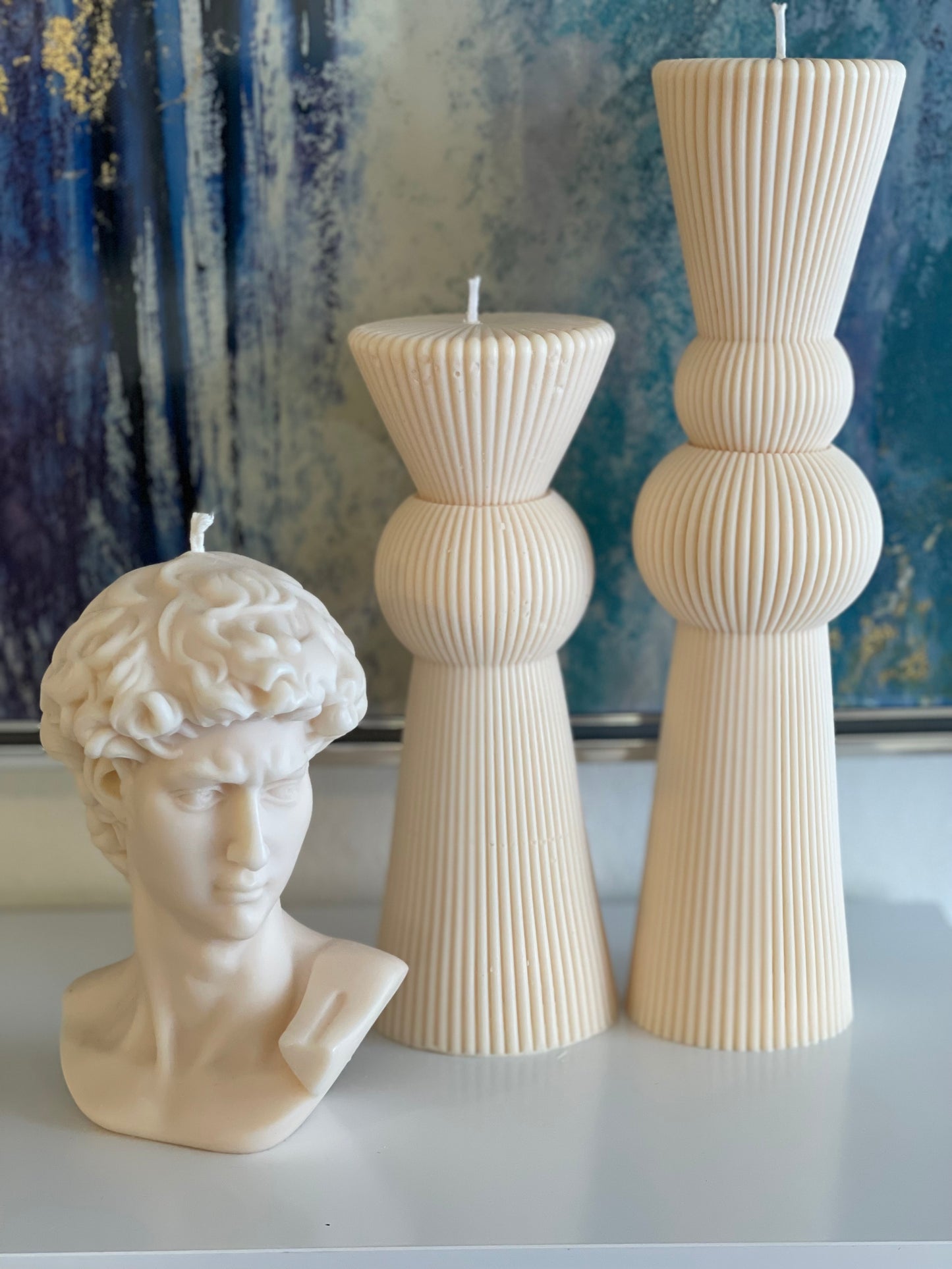 XL Egyptian Pillar Candle Set