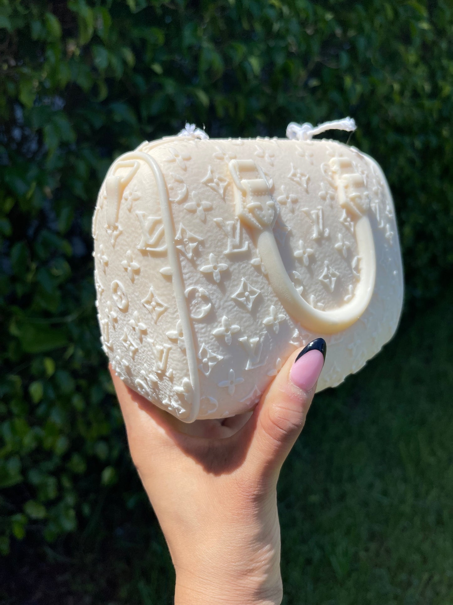 LVT inspired Luxury Purse Candle