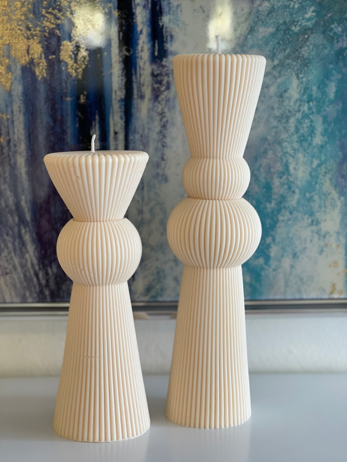 XL Egyptian Pillar Candle Set