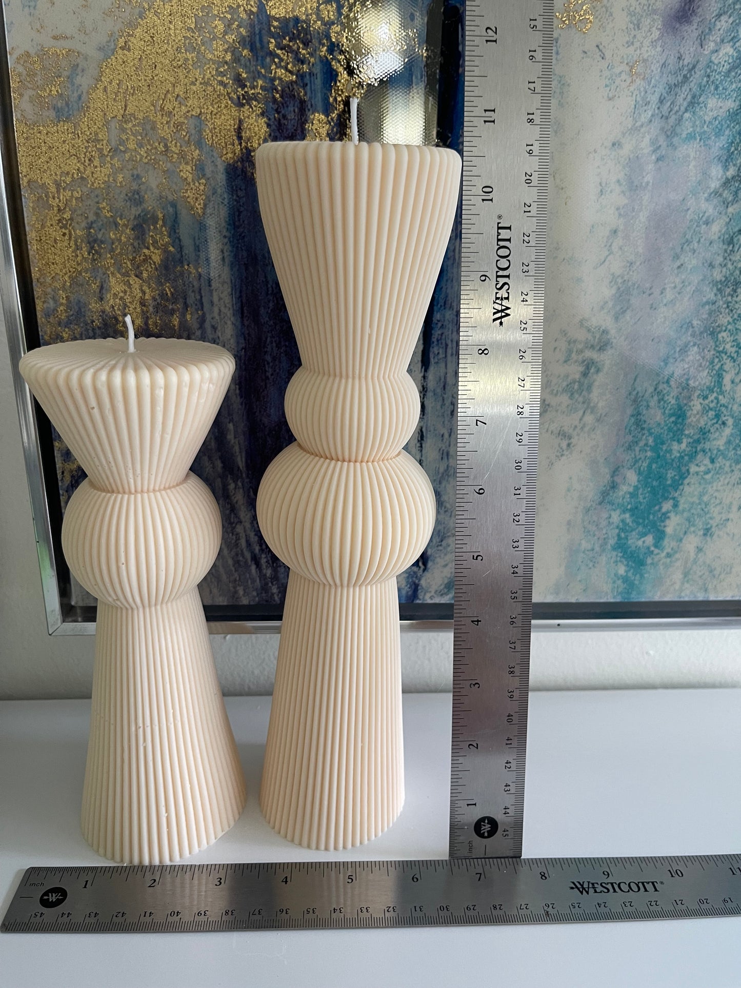 XL Egyptian Pillar Candle Set