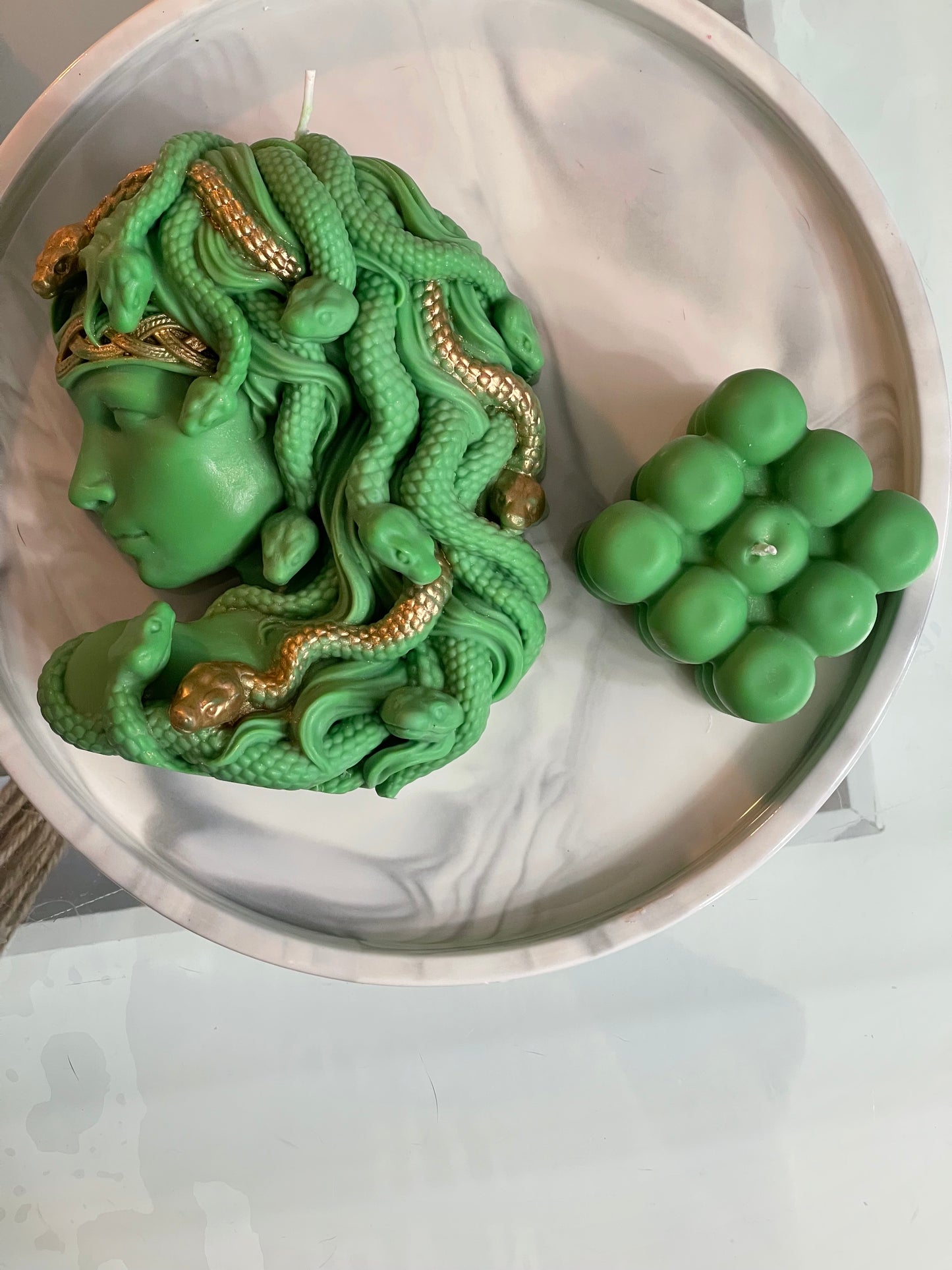 Medusa 3D Head Candle