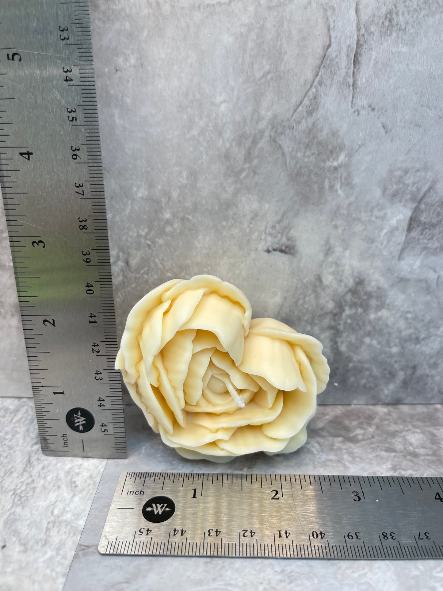 Rose Petal Heart Candle