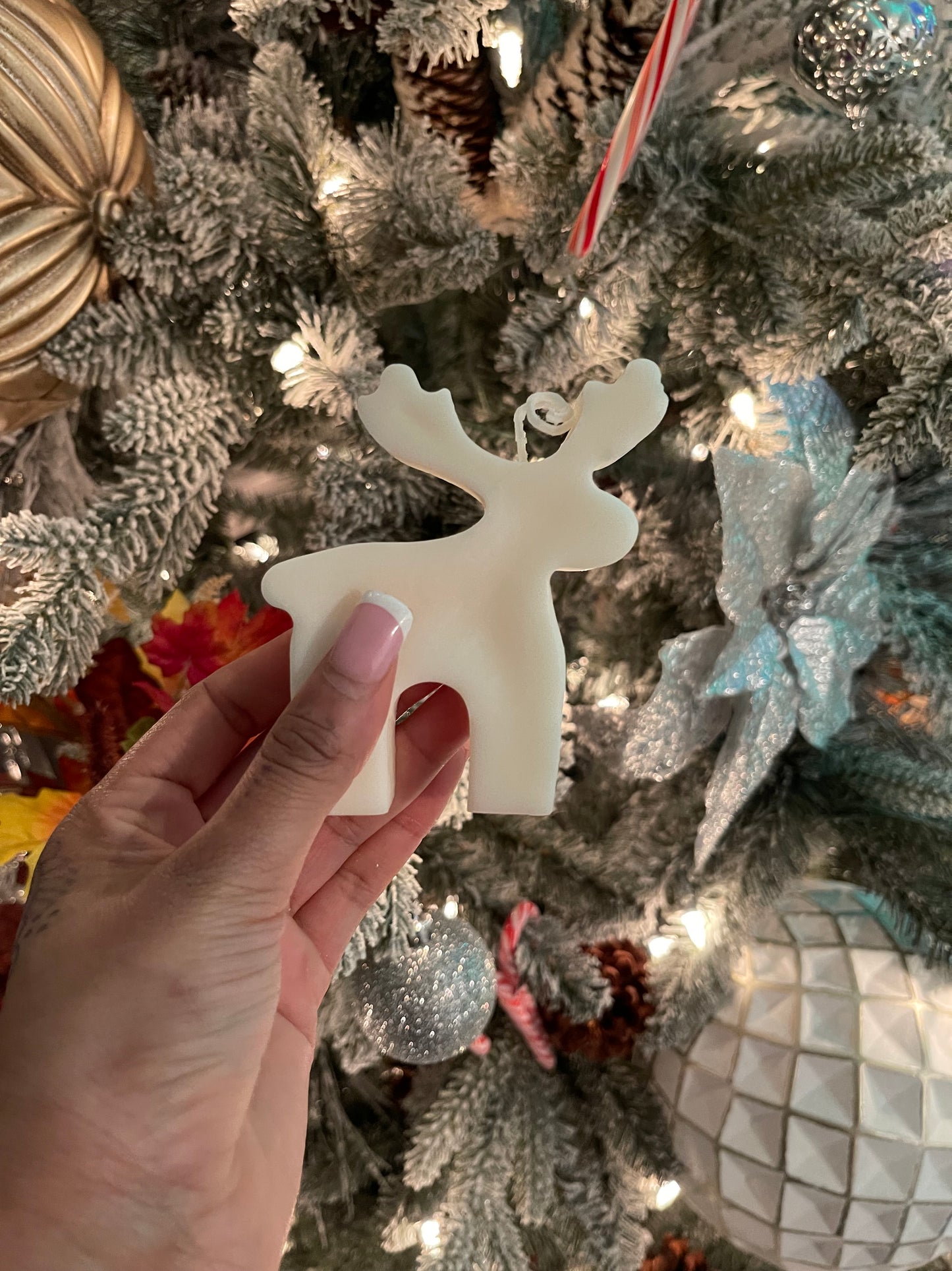 Reindeer Candle