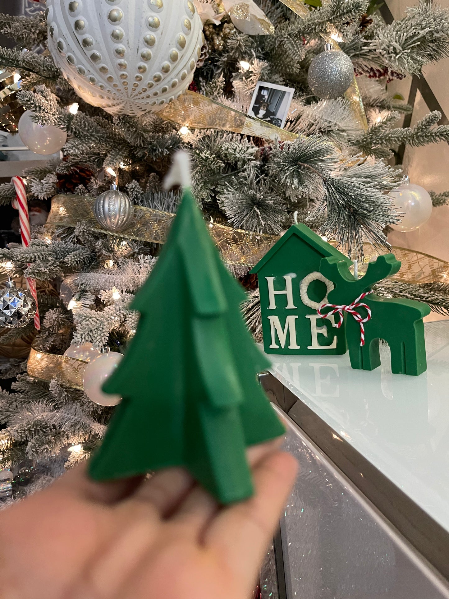 Mini Christmas Tree Candle