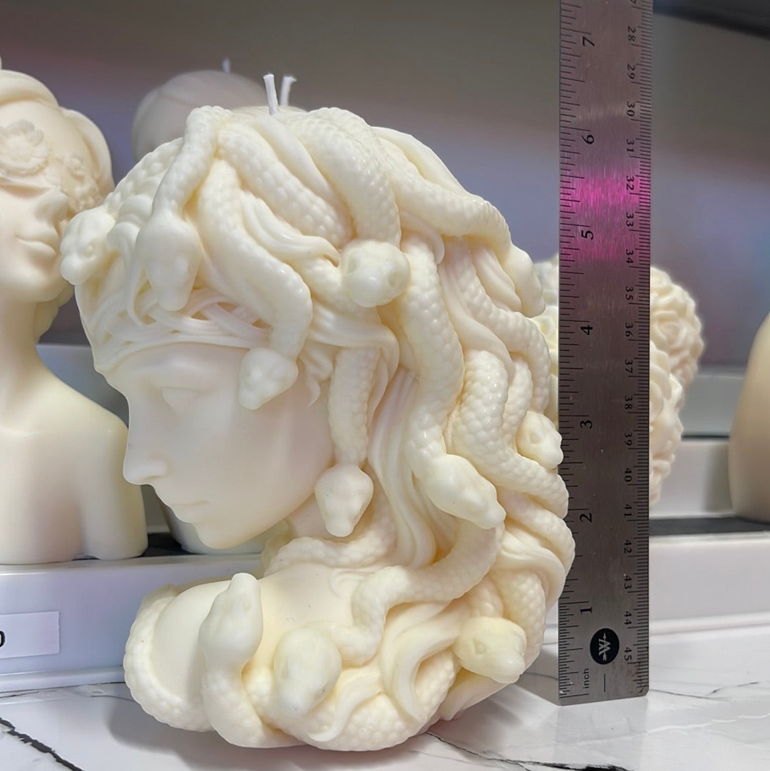 Medusa 3D Head Candle