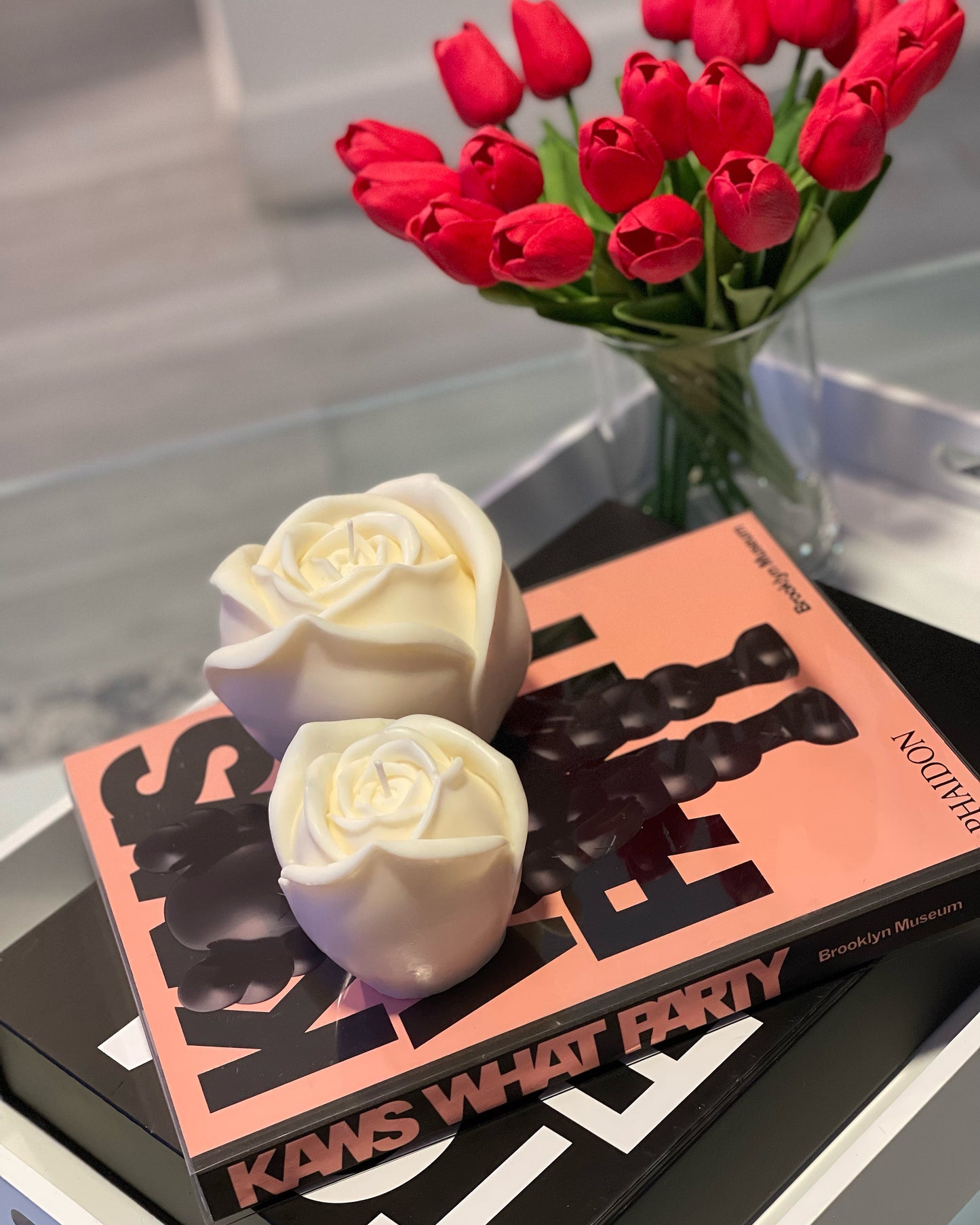 Rose Candle