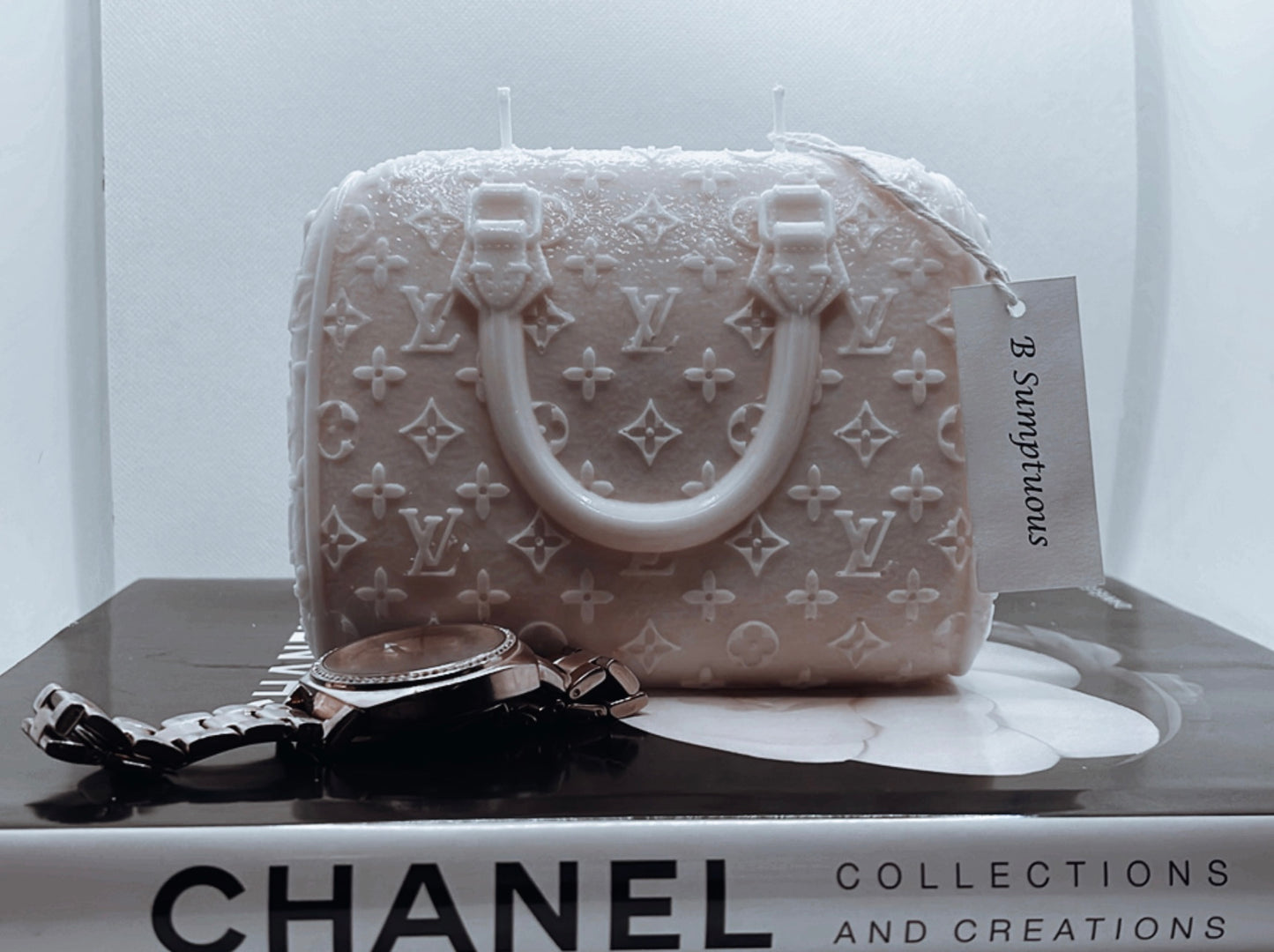 LVT inspired Luxury Purse Candle