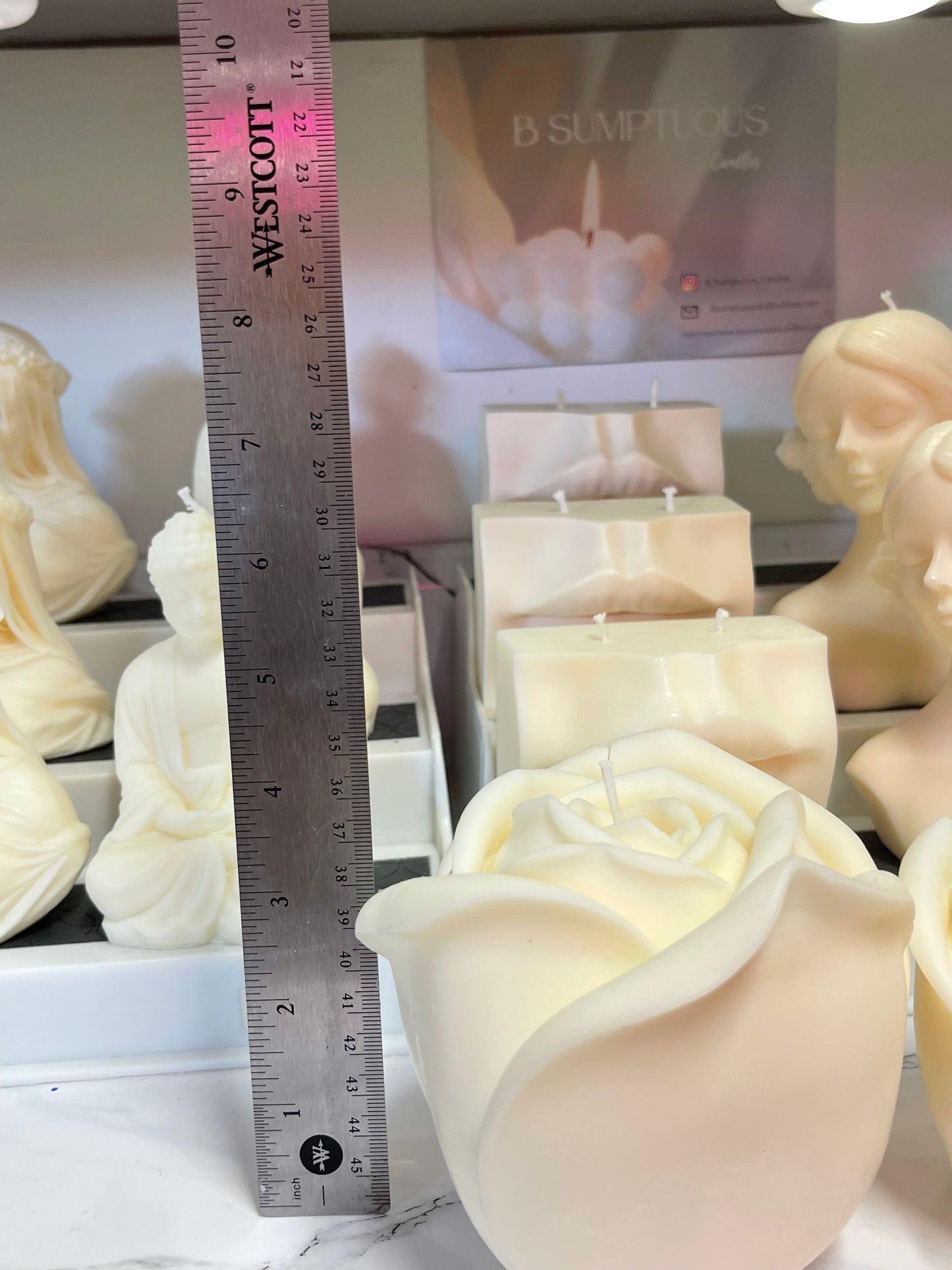 Rose Candle