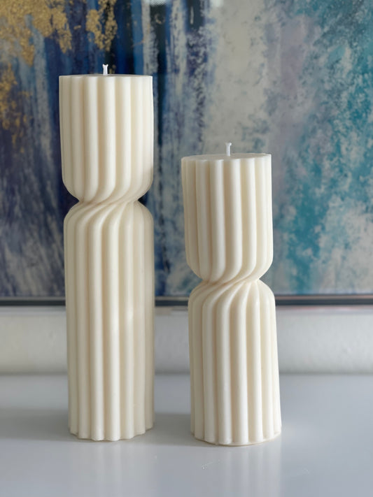 Sephora Spiral Tall Pillar Candle set