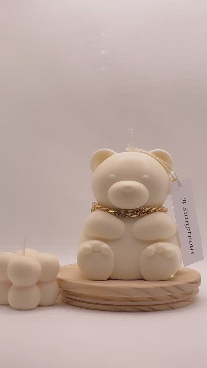 Cute Chubby Teddy Bear – B Sumptuous Candles